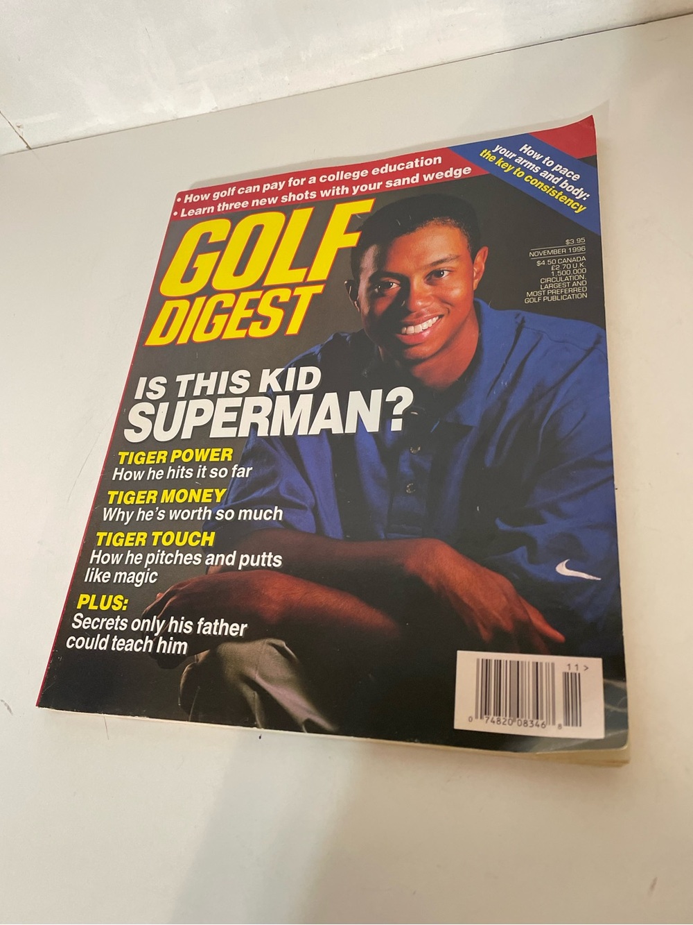 Golf Digest featuring Tiger Woods 1996